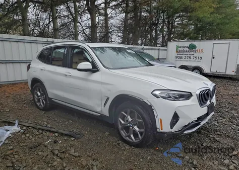 2024 BMW X3 xDrive30I из США, поврежденный, VIN 5UX53DP07R9V22285